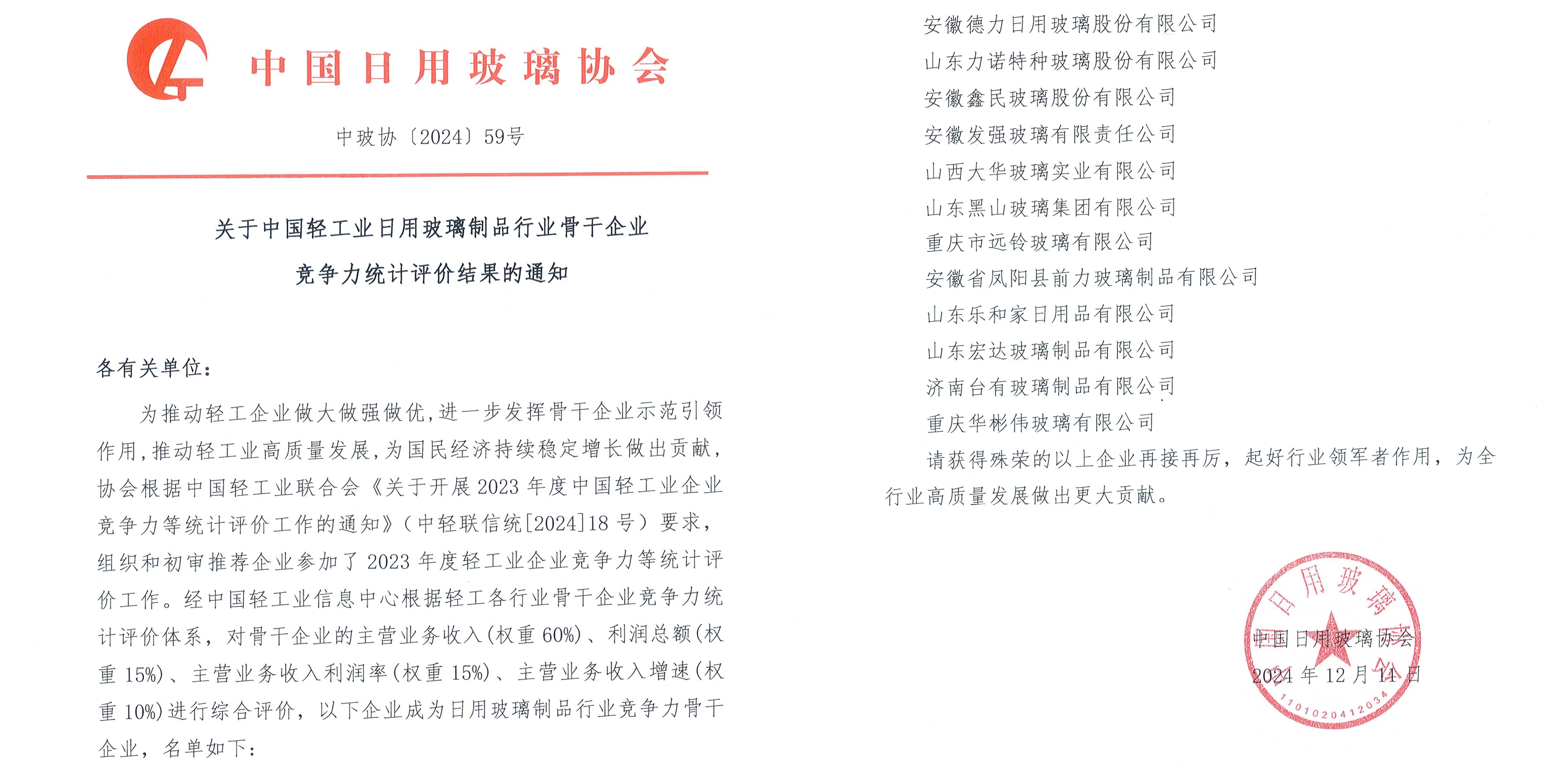 中国轻工业日用玻璃制品行业骨干企业！雷速（中国）药包强势入选！